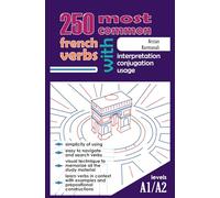 250 Most Common French Verbs with Interpretation, Conjugation, Usage (Le français en schémas)