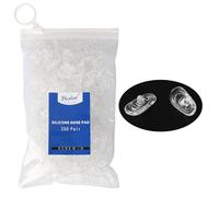 (250 pares) de almohadillas nasales para gafas, material de silicona en uso común, tornillo suave en forma de herradura para tienda de gafas y hospital ocular (12,5 mm (en uso común), 250 pares)