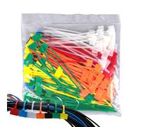 250 Pieces Nylon Multifunctional | Wire Labels Cable Ties For Cords - For Home Apartment School Hotel Desk Car Computer Data Center Industrial Cord