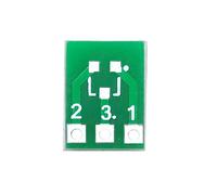 250 Piezas SOT23 SOT23-3 Gira SIP3 Doble Cara SMD Gira DIP SIP3 Adaptador Placa Convertidora SOT SIP IC Enchufe PCB Tablero DIY Kit