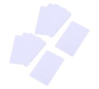 250 Piezas Tarjeta de PVC con Chip en Blanco, Credencial Lisa | Superficie Lisa y Aspecto Elegante, Emisión Masiva, Almacenamiento Seguro de Datos, para Compañías y Visitas