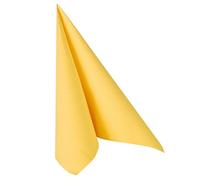 250 Premium servilletas de "Royal Collection" 1/4-pliegue de 40 cm x 40 cm amarillo