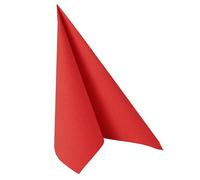 250 Premium servilletas de "Royal Collection" 1/4-pliegue de 40 cm x 40 cm rojo