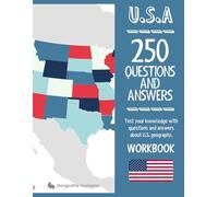 250 Questions and Answers. United States: Test your knowledge with questions and answers about U.S. geography.. A4 workbook (U.S.A. Map by map: Learn ... the states and territories of the country)