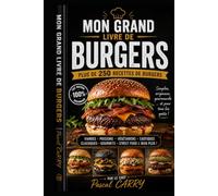 250 RECETTES DE BURGERS: Des burgers gourmands, créatifs et faciles à réaliser pour toutes les envies (Chef Pascal Carry - Les Grands Livres de Cuisine)