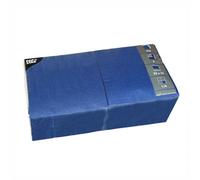 250 Servilletas, 3-capas Pliegue-1/4 33 cm x 33 cm azul oscuro