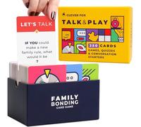 250 Tarjetas de Conversación Familiar para Niños y Adultos - Iniciador de Conversación, Preguntas Familiares y Juego para Fomentar Relaciones Saludables - Ideal para la Mesa