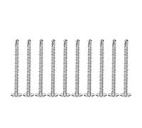 250 unidades M4,2 x 45 mm Cross Self - Tapping Screws Set, Stainless Steel Self - Drilling Screws, Deep Thread Uniform Pitch Fasteners with Standard Cross Groove for Square Tube Color Steel
