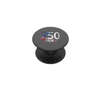 250 Year US Flag July 4th Anniversary Heart Vintage Inspired PopSockets PopGrip Adhesivo