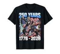 250 Years America 1776-2026 Patriotic Lincoln Flags Party Camiseta