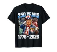 250 Years America 1776-2026 Uncle Sam Trump BBQ Party Camiseta