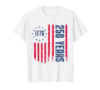 250 Years America Anniversary 250th Independence Day Freedom Camiseta