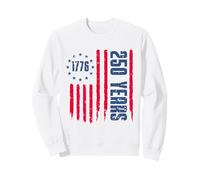 250 Years America Anniversary 250th Independence Day Freedom Sudadera
