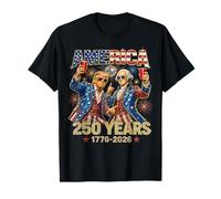 250 Years America Anniversary 250th Trump Washington Vintage Camiseta