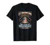 250 Years America Anniversary Liberty Bell 4 de Julio Camiseta