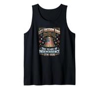 250 Years America Anniversary Liberty Bell 4 de Julio Camiseta sin Mangas