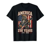 250 Years America Boxer Dog Patriotic USA 4th of July Camiseta