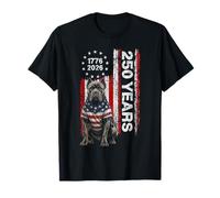 250 Years America Cane Corso Dog Patriotic USA 4th of July Camiseta
