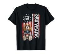 250 Years America Cavalier King Charles Spaniel 4th of July Camiseta
