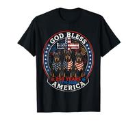 250 Years America Doberman Pinscher Patriotic USA 4th July Camiseta