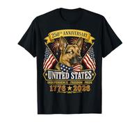 250 Years America German Shepherd Patriotic USA 4th of July Camiseta