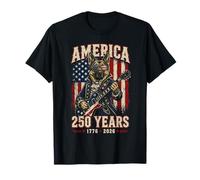 250 Years America German Shepherd Patriotic USA 4th of July Camiseta