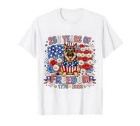 250 Years America German Shepherd Patriotic USA 4th of July Camiseta