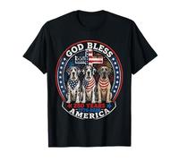 250 Years America Great Dane Patriotic USA 4th of July Camiseta