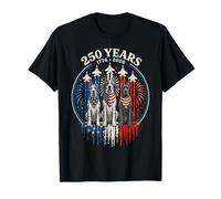 250 Years America Great Dane Patriotic USA 4th of July Camiseta