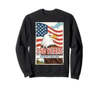 250 Years America Patriotic Annyversary 4th of July Freedom Sudadera