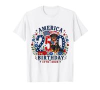 250 Years America Rottweiler Patriotic USA 4th of July Camiseta