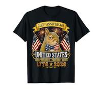 250 Years America Squirrel Patriotic USA 4th of July Camiseta