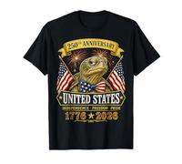 250 Years America Turtle Patriotic USA 4th of July Camiseta