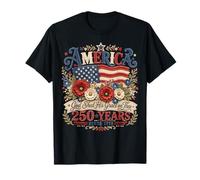 250 Years American 1776 2026 250th 4th July Independence Day Camiseta