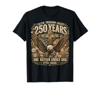 250 Years American 1776 2026 250th 4th July Independence Day Camiseta