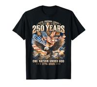 250 Years American 1776 2026 250th 4th July Independence Day Camiseta