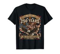 250 Years American 1776 2026 250th 4th July Independence Day Camiseta