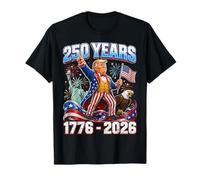 250 Years American 1776 2026 250th 4th July Independence Day Camiseta