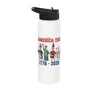 250 Years American 1776 2026 250th anniversary 4th of July Stainless Steel Insulated Water Bottle