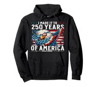 250 Years American 1776 2026 250th Anniversary 4th of July Sudadera con Capucha