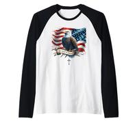 250 Years by God'S Grace Family 1776-2026 Birthday American Camiseta Manga Raglan
