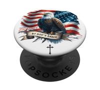 250 Years by God'S Grace Family 1776-2026 Birthday American PopSockets PopGrip Adhesivo
