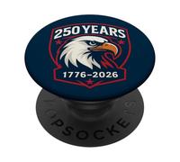 250 Years Eagle 1776-2026 250th Birthday 4th of July PopSockets PopGrip Adhesivo