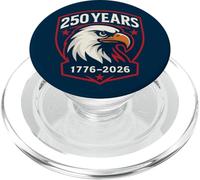 250 Years Eagle 1776-2026 250th Birthday 4th of July PopSockets PopGrip para MagSafe