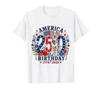 250 Years of Freedom Great Dane Dog 1776-2026 4th of July Camiseta