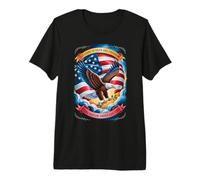 250 Years One Nation Under God - Eagle 1776 Faith American Camiseta Premium