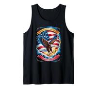 250 Years One Nation Under God - Eagle 1776 Faith American Camiseta sin Mangas