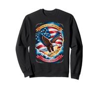 250 Years One Nation Under God - Eagle 1776 Faith American Sudadera