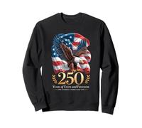 250 Years One Nation Under God - Eagle 1776 Faith American Sudadera