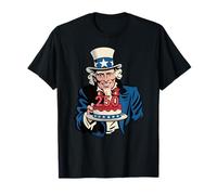 250 Years Uncle Sam Cake 250th Birthday Camiseta